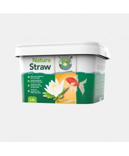 Bassin de jardin : NATURA STRAW 2500 ML paille d'orge (5000L), Traitement Natural Ponds