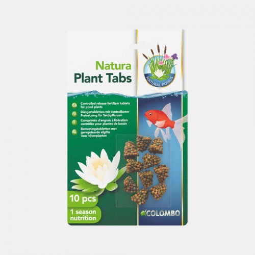 Bassin de jardin : NATURA PLANT TABS 10 PIECES (boules d'engrais), Traitement Natural Ponds