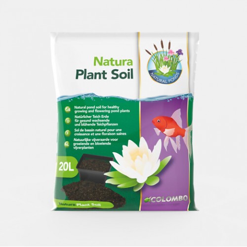 Bassin de jardin : TERREAU NATURA PLANT SOIL 20 L, Traitement Natural Ponds