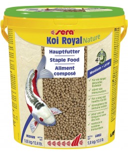 Bassin de jardin : SERA Koi Royal large 21L (5.80 KG), Nourriture Serapond