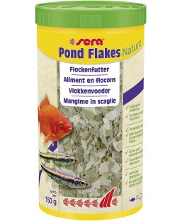 Bassin de jardin : Sera Pond Flakes 1L (180g), Nourriture Serapond