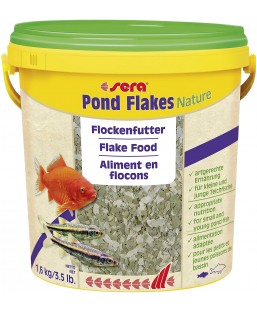 Bassin de jardin : Sera Pond Flakes 10l (1.7kG), Nourriture Serapond