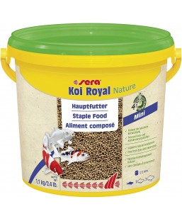 Bassin de jardin : Sera Koi Royal mini 3.8L (1.1KG), Nourriture Serapond