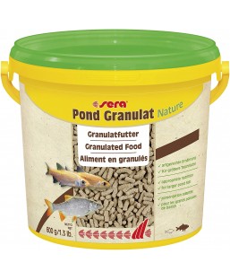 Bassin de jardin : Sera Pond Granulat 3.8l (600G), Nourriture Serapond