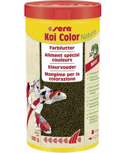 Bassin de jardin : sera Koi Color Mini 1L (390g), Nourriture Serapond