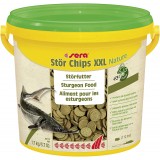 Bassin de jardin : SERA esturgeons chips XXL 3.8L (1.7kg), Nourriture Serapond