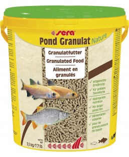 Bassin de jardin : Sera Granulat 21L (2.8kg), Nourriture Serapond