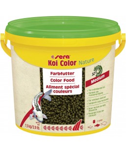 Bassin de jardin : SERA Koi Color Medium 3.8L (1.3kg), Nourriture Serapond