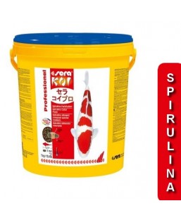 Bassin de jardin : SERA KOI COLOR Spirulina spécial couleurs 7KG, Nourriture Serapond