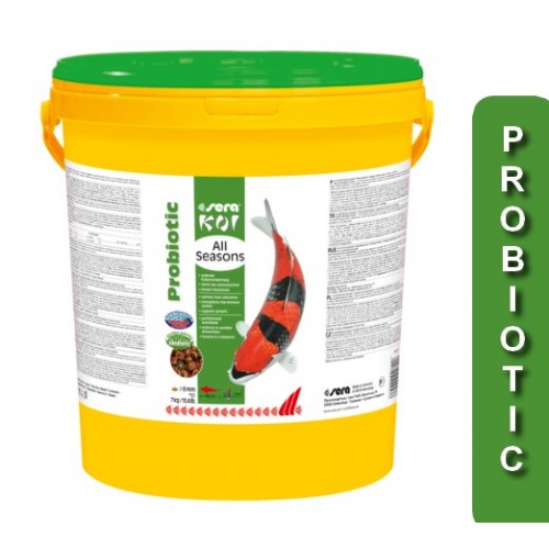 Bassin de jardin : 7kg sera Koi All Seasons Probiotic, Nourriture Serapond