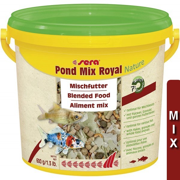 Bassin de jardin : Sera Pond Mix Royal 3.8L (600g), Nourriture Serapond