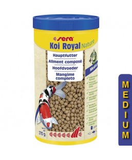 Bassin de jardin : Sera Koi Royal medium 1L (270g), Nourriture Serapond