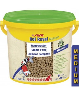 Bassin de jardin : Sera Koi Royal medium 3.8L (1kg), Nourriture Serapond