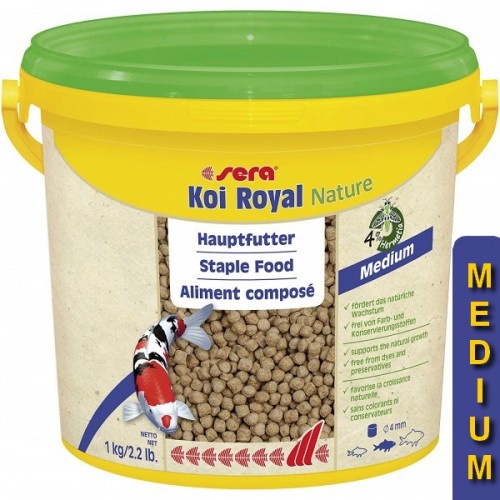 Bassin de jardin : Sera Koi Royal medium 3.8L (1kg), Nourriture Serapond