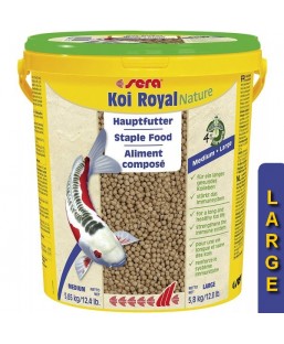 Bassin de jardin : SERA Koi Royal large 21L (5.80 KG), Nourriture Serapond