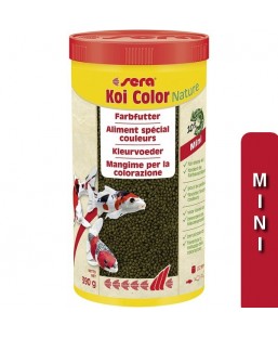 Bassin de jardin : sera Koi Color Mini 1L (390g), Nourriture Serapond