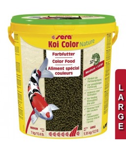 Bassin de jardin : Sera KOI COLOR large 20L (5.55 Kg), Nourriture Serapond