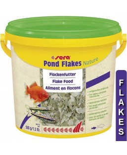 Bassin de jardin : Sera Pond Flakes 3.8L (560g), Nourriture Serapond