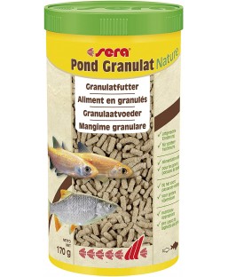 Bassin de jardin : Sera Pond Granulat 1L (170G), Nourriture Serapond