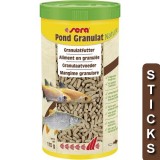 Bassin de jardin : Sera Pond sticks Granulat 1L (170G), Nourriture Serapond
