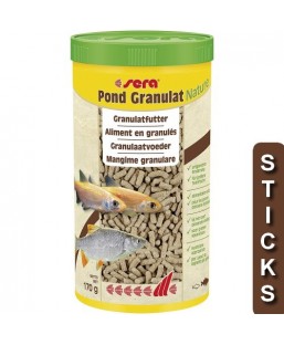 Bassin de jardin : Sera Pond sticks Granulat 1L (170G), Nourriture Serapond