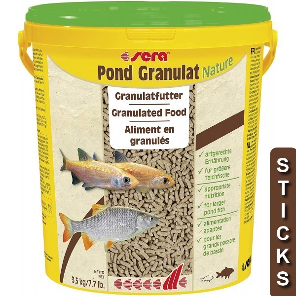 Bassin de jardin : Sera pond sticks Granulat 21L (3.5kg), Nourriture Serapond