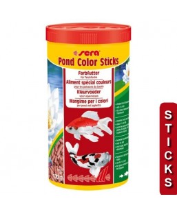 Bassin de jardin : Sera pond color sticks 1L (170g), Nourriture Serapond