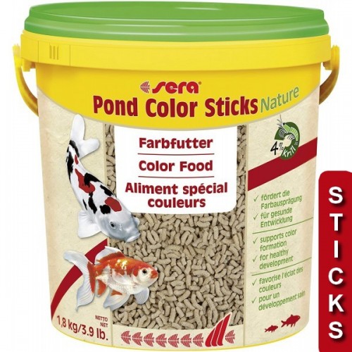 Bassin de jardin : Sera pond color sticks 10L (1.5KG), Nourriture Serapond