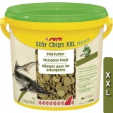 Bassin de jardin : SERA esturgeons chips XXL 3.8L (1.7kg), Esturgeons