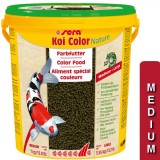 Bassin de jardin : SERA KOI COLOR MEDIUM 21L (7KG), Nourriture Serapond