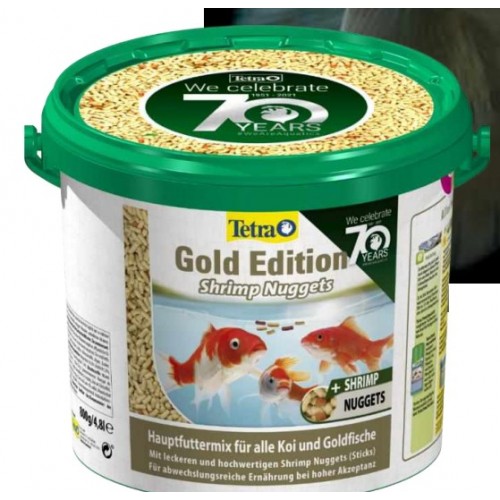 Bassin de jardin : TETRA POND SHRIMPS 5L/GOLD EDITION, Nourriture par taille de poissons