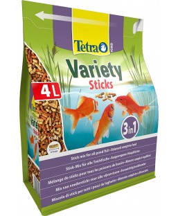 Bassin de jardin : TETRA POND VARIETY STICKS 4L, Nourriture TETRA POND