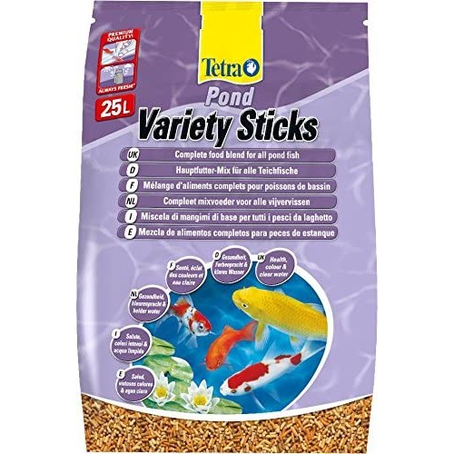 Bassin de jardin : TETRA POND VARIETY STICKS 25L, Fin de série Bassin de jardin : TETRA POND VARIETY STICKS 25L, Fin de série
