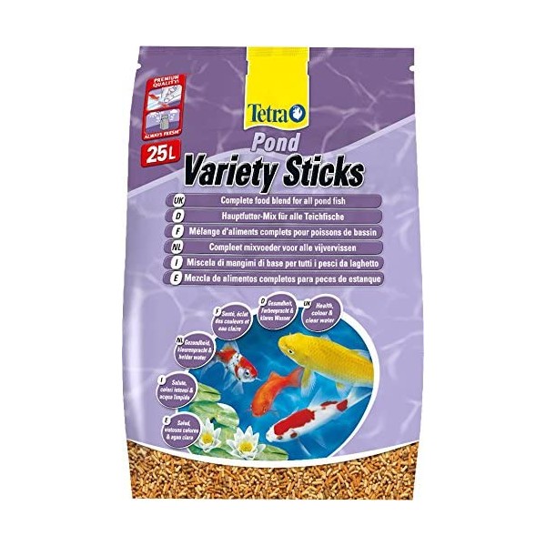 Bassin de jardin : TETRA POND VARIETY STICKS 25L, Fin de série