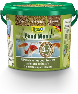 Bassin de jardin : TETRA POND MENU 4,8L, Nourriture par taille de poissons