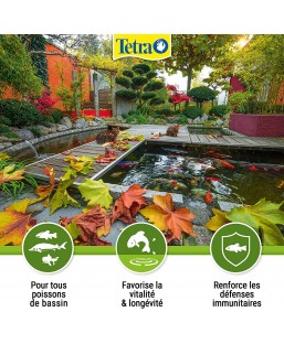 Bassin de jardin : TETRA POND MENU 4,8L, Nourriture par taille de poissons