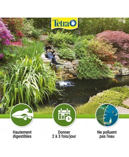 Bassin de jardin : TETRA POND MENU 4,8L, Nourriture par taille de poissons