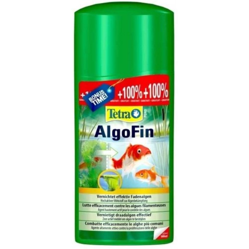 Bassin de jardin : TETRA POND ALGOFIN 250ML + 100% (10.000L), Traitement Tetra Pond