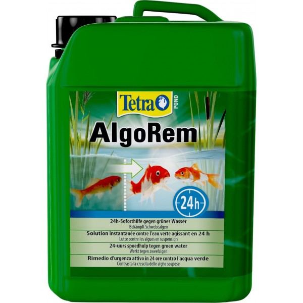 Bassin de jardin : TETRA POND ALGOREM 3L (60.000L), Traitement Tetra Pond