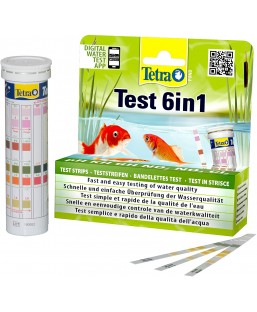 Bassin de jardin : TETRA POND TEST 6 EN 1 (25 bandelettes), Tests pour bassin