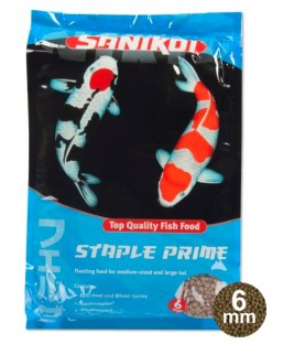 Bassin de jardin : SANIKOI STAPLE PRIME 6mm 3.8KG (10L), Nourriture Sanikoï