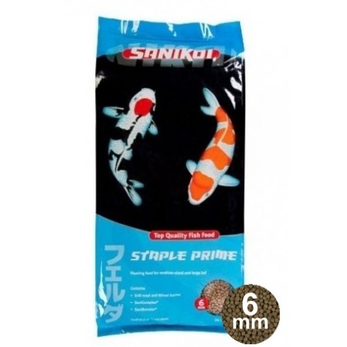 Bassin de jardin : SaniKoi Staple Prime 6mm 7.6kg (20L), Nourriture Sanikoï