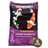 Bassin de jardin : COLOUR HI-GROW MIX 6mm 4.7KG (10L), Nourriture Sanikoï