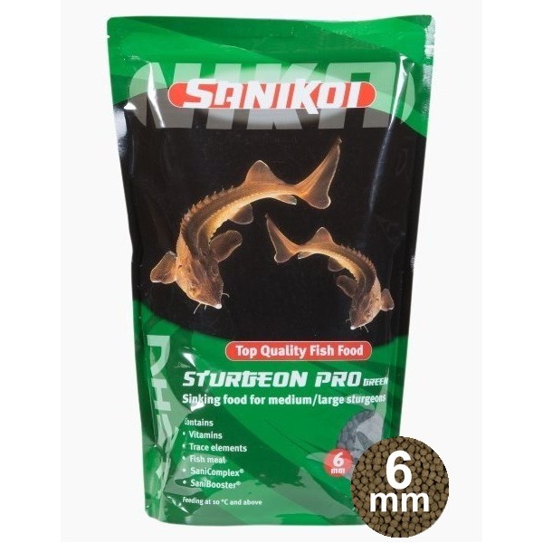 Bassin de jardin : Sanikoi Sturgeon Pro green 6mm 2kg (3L), Nourriture Sanikoï