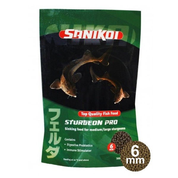 Bassin de jardin : Sanikoi Sturgeon Pro green 6mm 7kg (10L), Nourriture Sanikoï