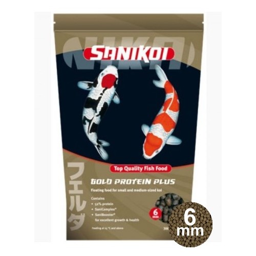 Bassin de jardin : SANIKOI GOLD 6MM 1.6kg (3L), Nourriture Sanikoï