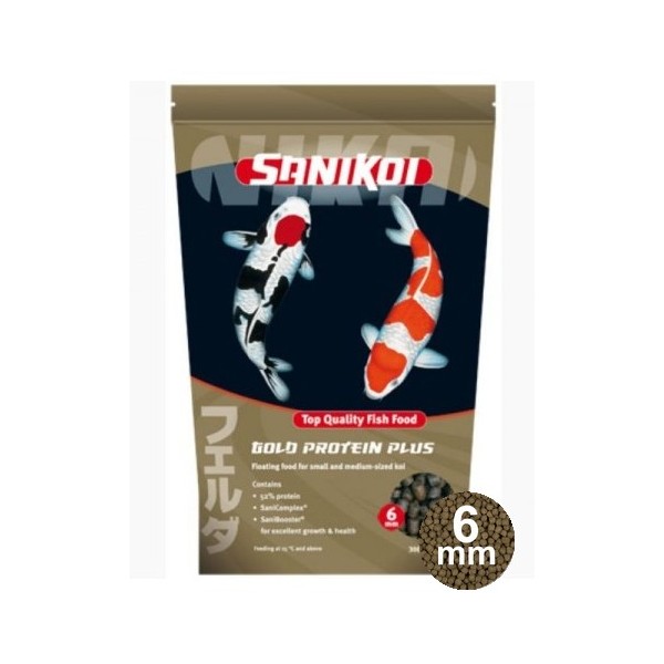 Bassin de jardin : SANIKOI GOLD 6MM 1.6kg (3L), Nourriture Sanikoï