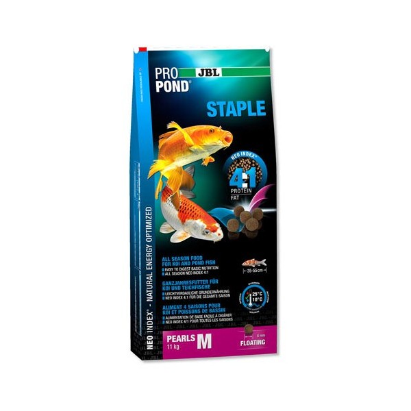 Bassin de jardin : JBL PROPOND STAPLE PEARLS M 11 KG, Nourriture JBL