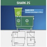 Bassin de jardin : Shark 25 avec préfiltre à grille, Fin de série