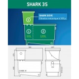 Bassin de jardin : kit Shark Aquatic Science 17M3 empoissonnés, Kit Shark Aquatic Science